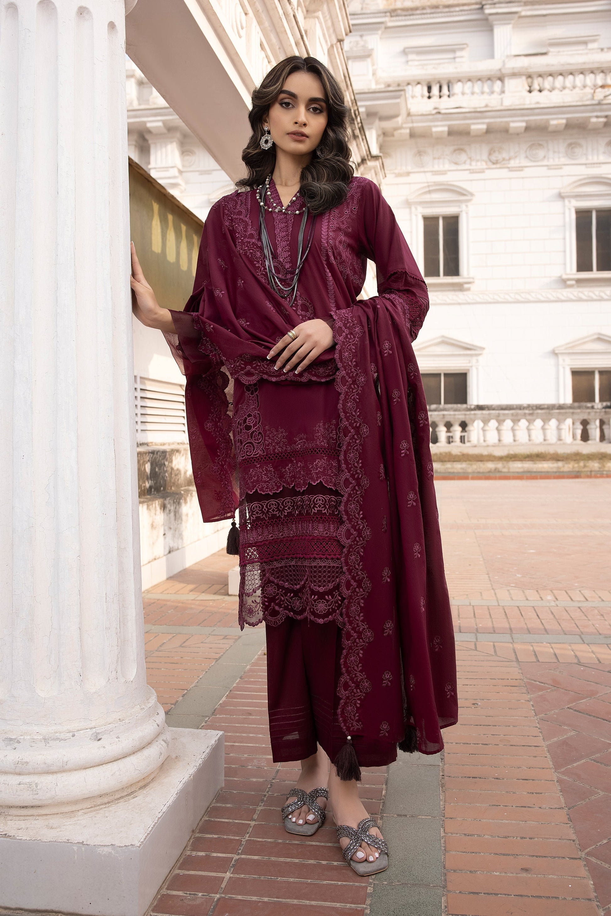 LSM | Spring Embroidered 24 | A-9 - House Of Hania