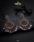 Lahza Naurattan Earrings - House Of Hania