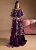 Lamhay by Maria Osama Khan Embroidered Organza 3Pc Suit - Sheesham - House Of Hania