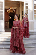 Lumiere By Saira Rizwan Embroidered Net 3Pc Suit SR-06 - House Of Hania
