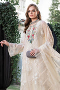 MARIA B EID COLLECTION UNSTITCHED EL-23-01-Cream - House Of Hania