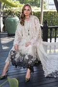 MARIA B EID COLLECTION UNSTITCHED EL-23-02-Off White - House Of Hania