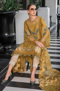 MARIA B EID COLLECTION UNSTITCHED EL-23-06-Mustard - House Of Hania