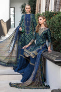 MARIA B EID COLLECTION UNSTITCHED EL-23-08-Blue - House Of Hania