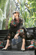 MARIA B EID LAWN COLLECTION EL-23-04-Black - House Of Hania