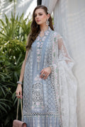 MARIA B EID LAWN COLLECTION EL-23-10-Ice Blue - House Of Hania