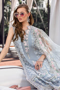 MARIA B EID LAWN COLLECTION EL-23-10-Ice Blue - House Of Hania