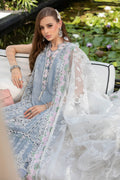 MARIA B EID LAWN COLLECTION EL-23-10-Ice Blue - House Of Hania
