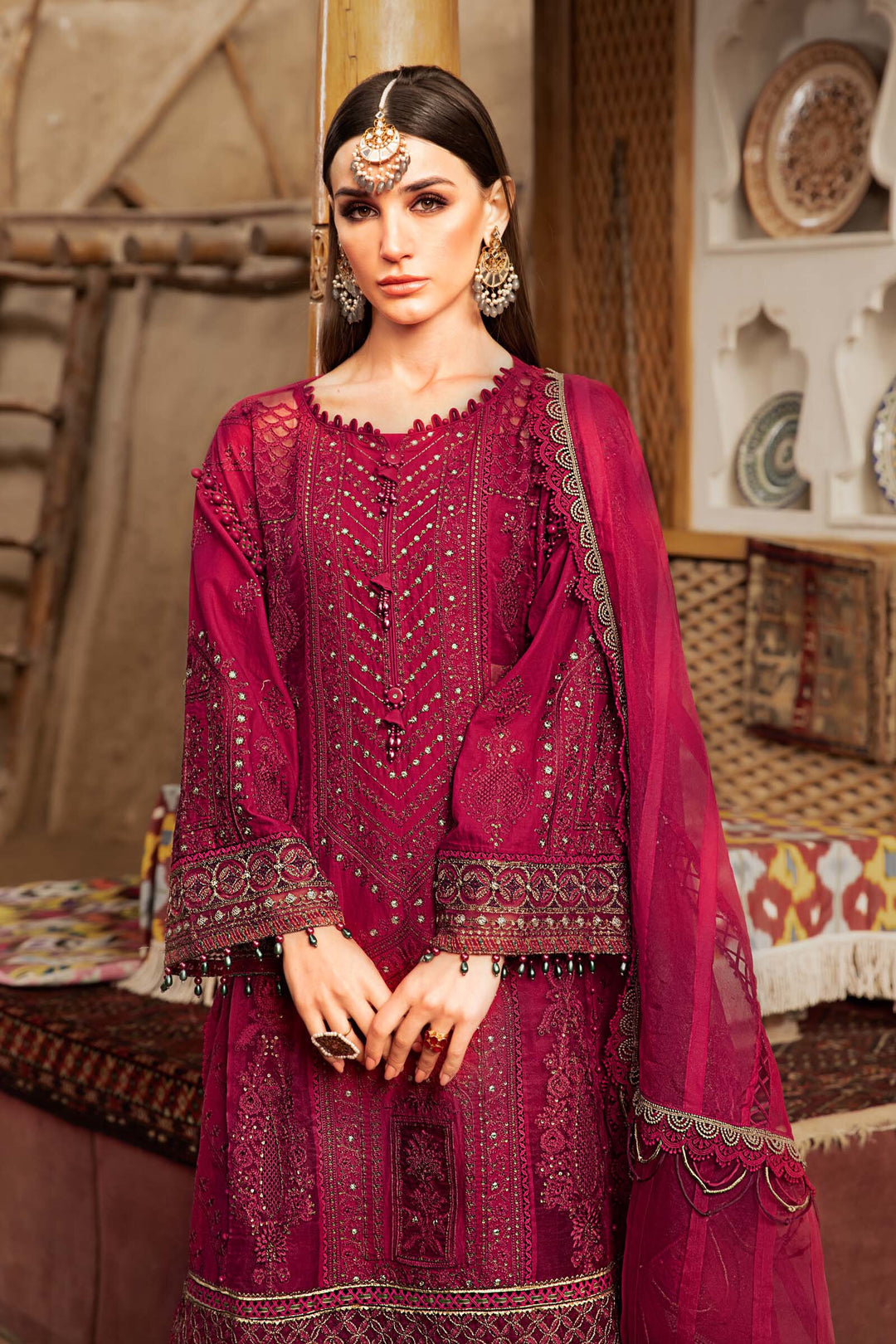 MARIA B EMBROIDED LAWN D-2311-B - House Of Hania
