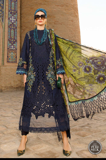 MARIA B EMBROIDED LAWN  D-2313-B - House Of Hania