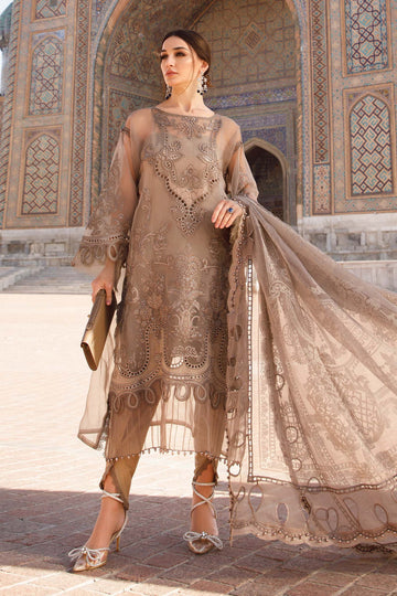 MARIA B EMBROIDED UNSTITCHED LAWN  D-2303-A - House Of Hania