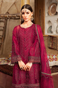 MARIA B EMBROIDED UNSTITCHED LAWN D-2311-B - House Of Hania