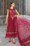 MARIA B EMBROIDED UNSTITCHED LAWN  D-2315-B - House Of Hania