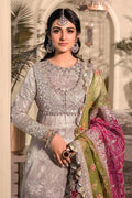 MARIA.B-MBROIDERED - Silver BD-2601 - House Of Hania