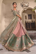 MARIA B Sea Green BD-2607 MBROIDERED - House Of Hania