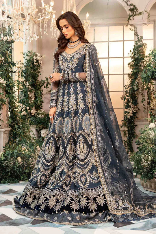 MARIA B__3 Piece Embroidered Organza Suit | BD-2901 - House Of Hania