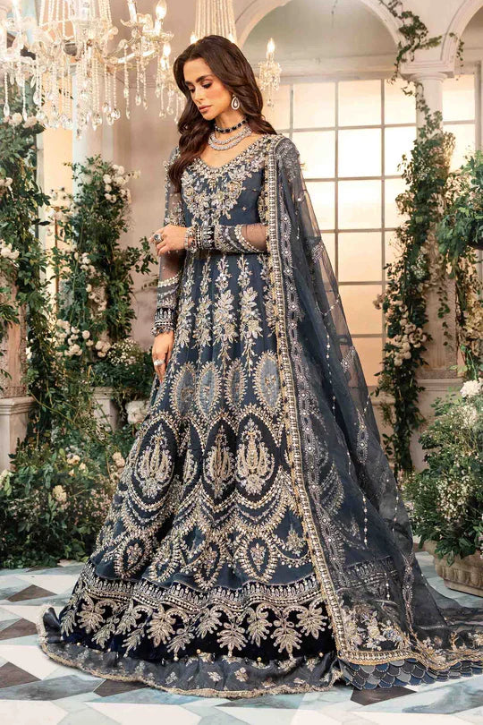 MARIA B__3 Piece Embroidered Organza Suit | BD-2901 - House Of Hania