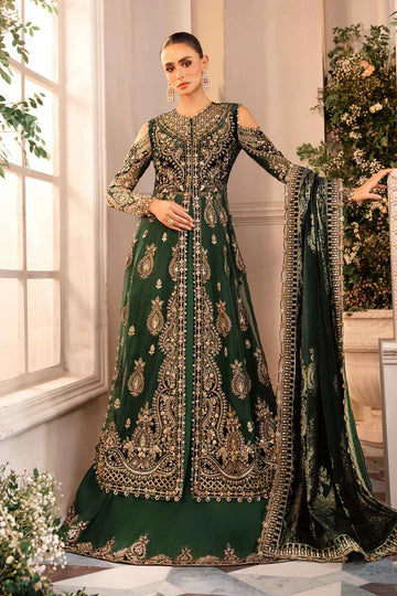 MARIA B__3 Piece Embroidered Organza Suit | BD-2904 - House Of Hania