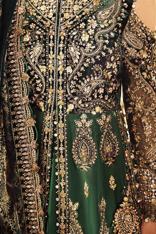 MARIA B__3 Piece Embroidered Organza Suit | BD-2904 - House Of Hania