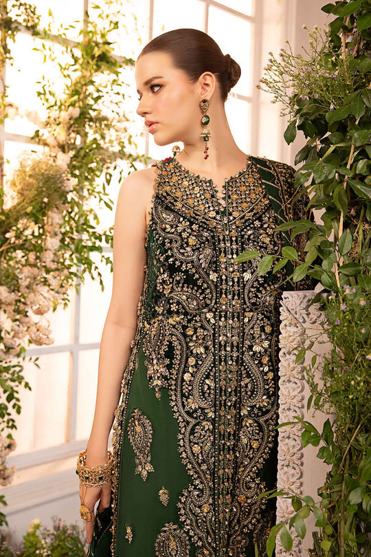 MARIA B__3 Piece Embroidered Organza Suit | BD-2904 - House Of Hania