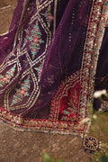 MARIA B__3 Piece Embroidered Raw Silk Suit | BD-2903 - House Of Hania