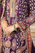 MARIA B__3 Piece Embroidered Raw Silk Suit | BD-2903 - House Of Hania