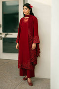 MNR | Chai Coffee Vol 5 - Eid Edit'26 | CHERRY RED WITH DUPATTA - House Of Hania