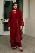 MNR | Chai Coffee Vol 5 - Eid Edit'26 | CHERRY RED WITH DUPATTA - House Of Hania