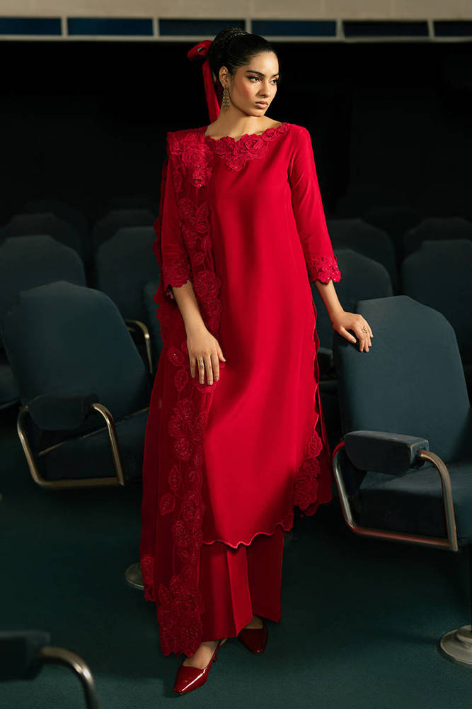 MNR | Chai Coffee Vol 5 - Eid Edit'26 | ROSE SILK WITH DUPATTA - House Of Hania