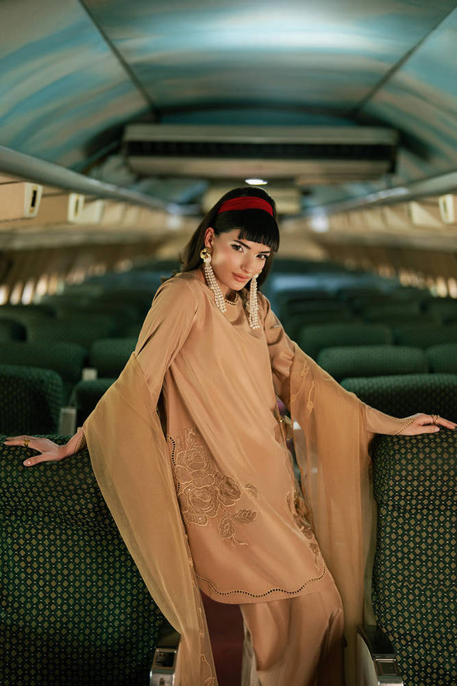 MNR | Chai Coffee Vol 5 - Eid Edit'26 | SAND DUST WITH DUPATTA - House Of Hania