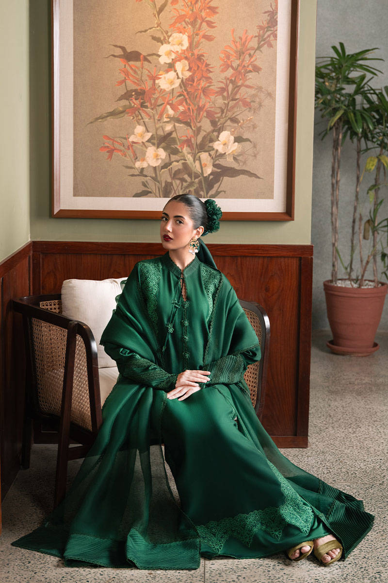 MNR | Chaye Coffee Luxury Pret | Aurora Emerald - House Of Hania