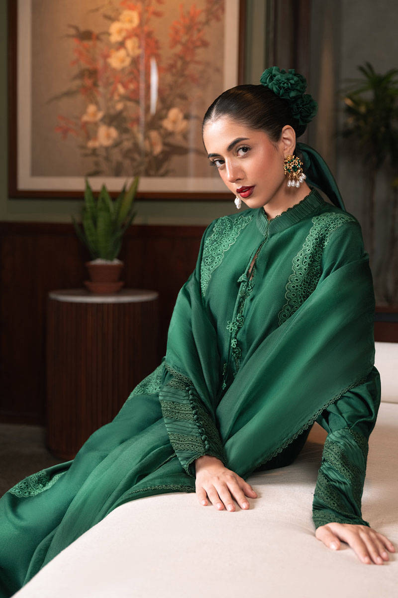 MNR | Chaye Coffee Luxury Pret | Aurora Emerald - House Of Hania
