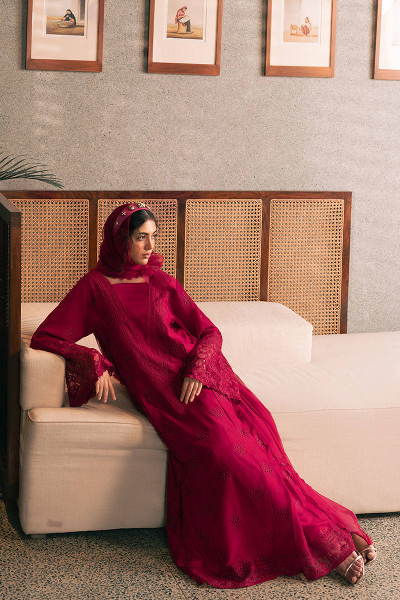 MNR | Chaye Coffee Luxury Pret | Garnet Glow - House Of Hania