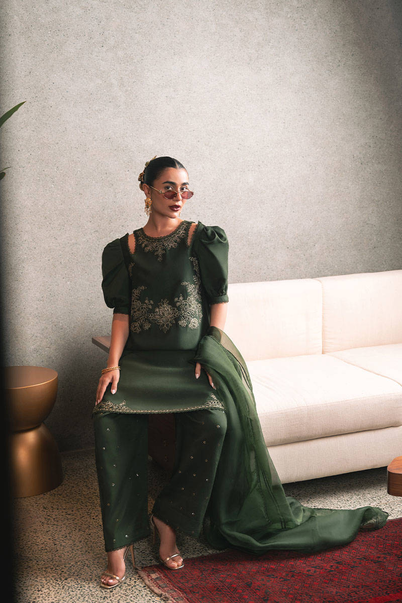 MNR | Chaye Coffee Luxury Pret | Jade Jewel - House Of Hania