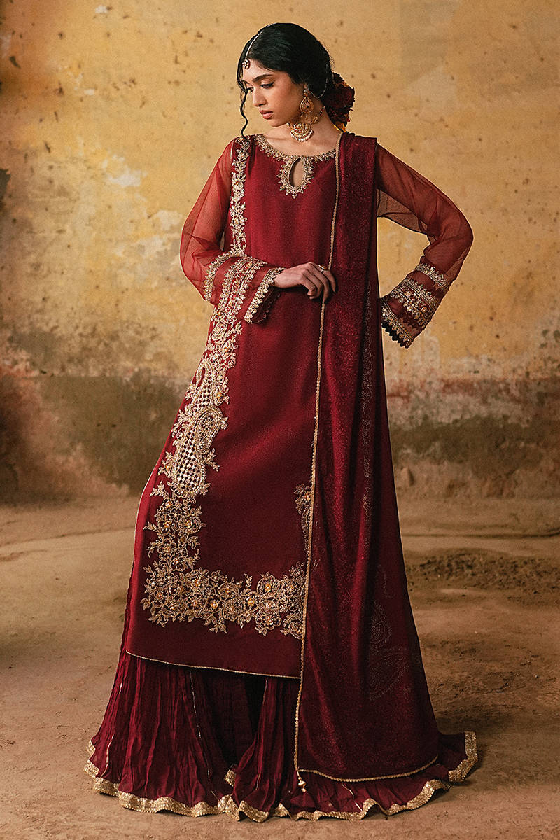MNR | Farid Manzil Luxury Pret'26 | SURKH-E-BAHAR - House Of Hania