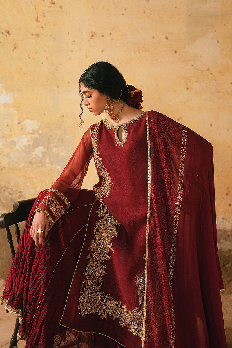MNR | Farid Manzil Luxury Pret'26 | SURKH-E-BAHAR - House Of Hania
