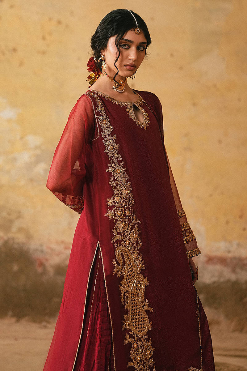 MNR | Farid Manzil Luxury Pret'26 | SURKH-E-BAHAR - House Of Hania
