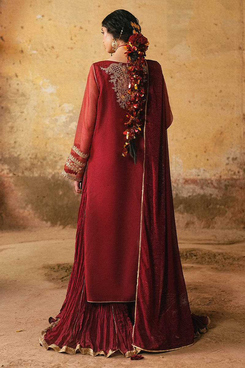 MNR | Farid Manzil Luxury Pret'26 | SURKH-E-BAHAR - House Of Hania
