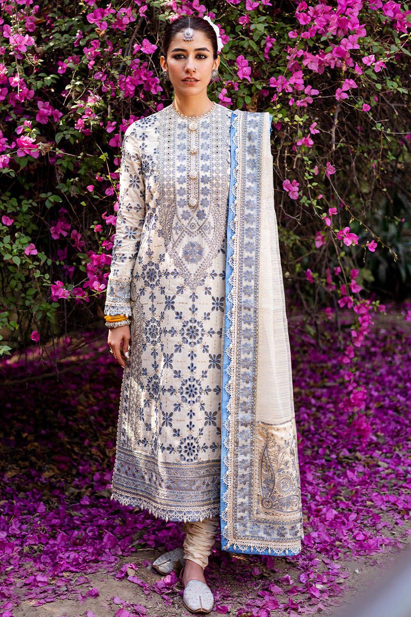 MNR Mohsin Naveed Ranjha Luxury lawn 2023 - House Of Hania