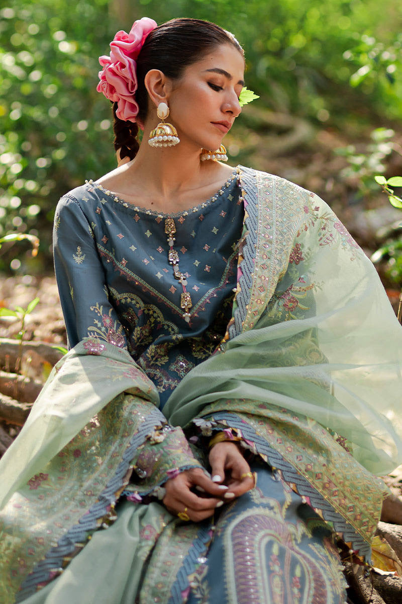 MNR Mohsin Naveed Ranjha Luxury lawn 2023 - House Of Hania