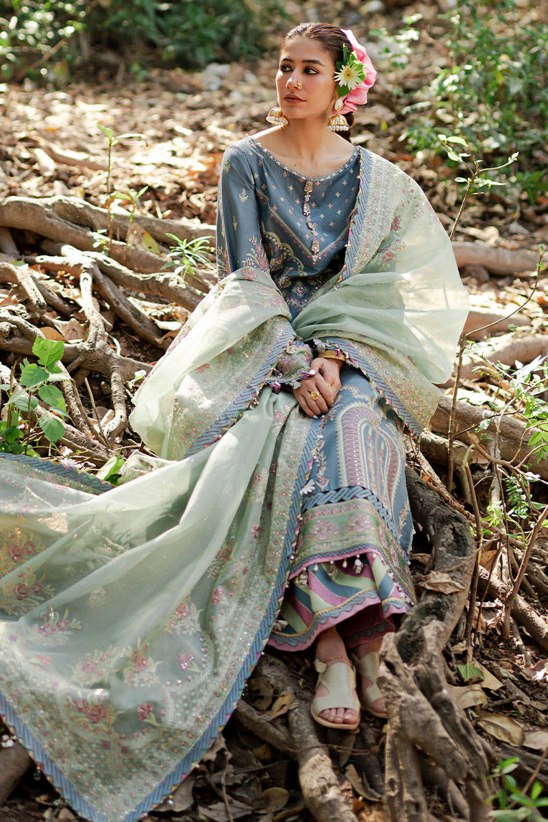 MNR Mohsin Naveed Ranjha Luxury lawn 2023 - House Of Hania