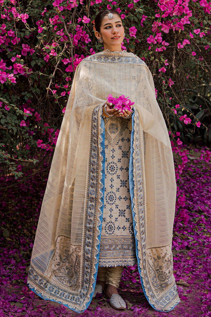 MNR Mohsin Naveed Ranjha Luxury lawn 2023 - House Of Hania