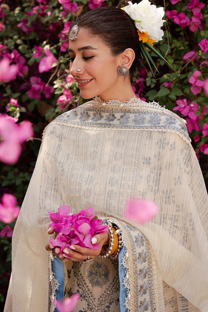 MNR Mohsin Naveed Ranjha Luxury lawn 2023 - House Of Hania