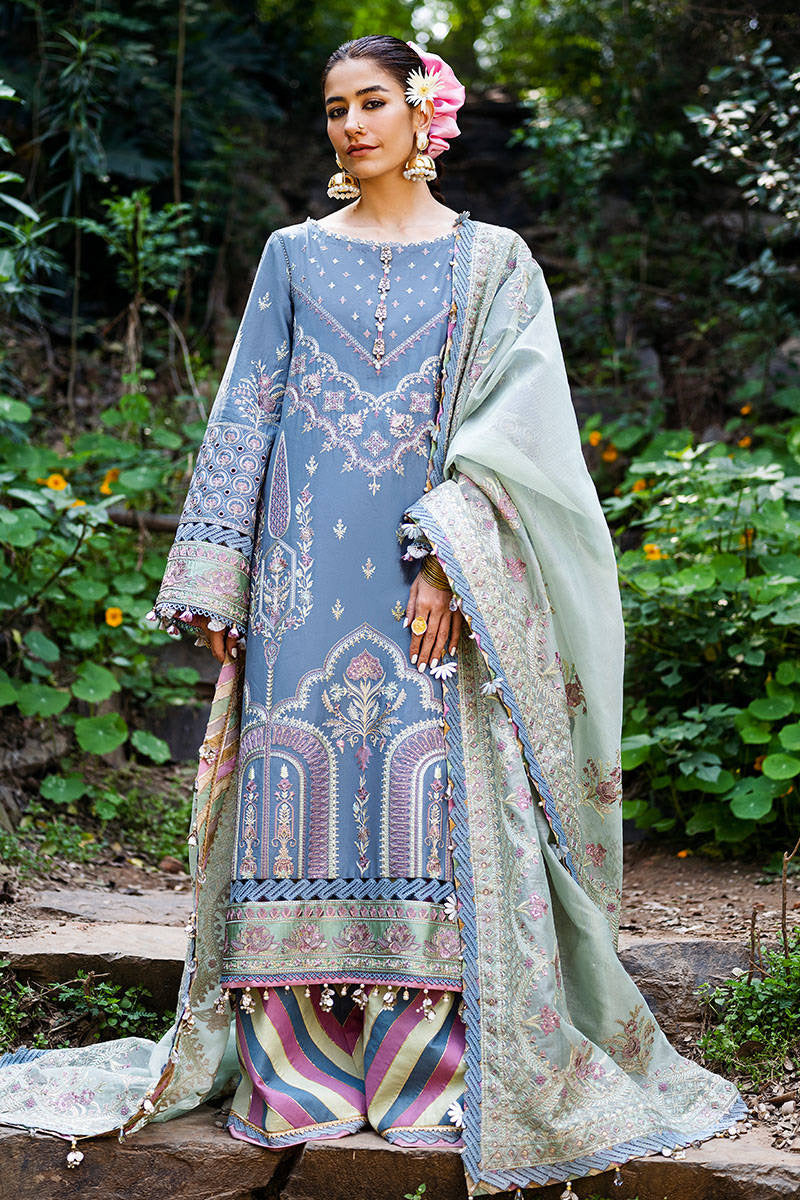 MNR Mohsin Naveed Ranjha Luxury lawn 2023 - House Of Hania