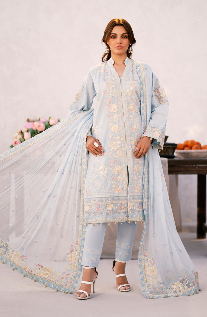 Emaan Adeel DORA outfit — front view