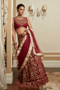 MUSHQ Amour Trousseau De Luxe Wedding Collection TDL23-06 RUBY - House Of Hania