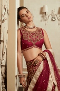 MUSHQ Amour Trousseau De Luxe Wedding Collection TDL23-06 RUBY - House Of Hania