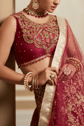 MUSHQ Amour Trousseau De Luxe Wedding Collection TDL23-06 RUBY - House Of Hania