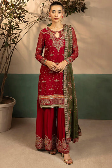 Motifz | EMBROIDERED CRINKLE CHIFFON | 5582-JENNA