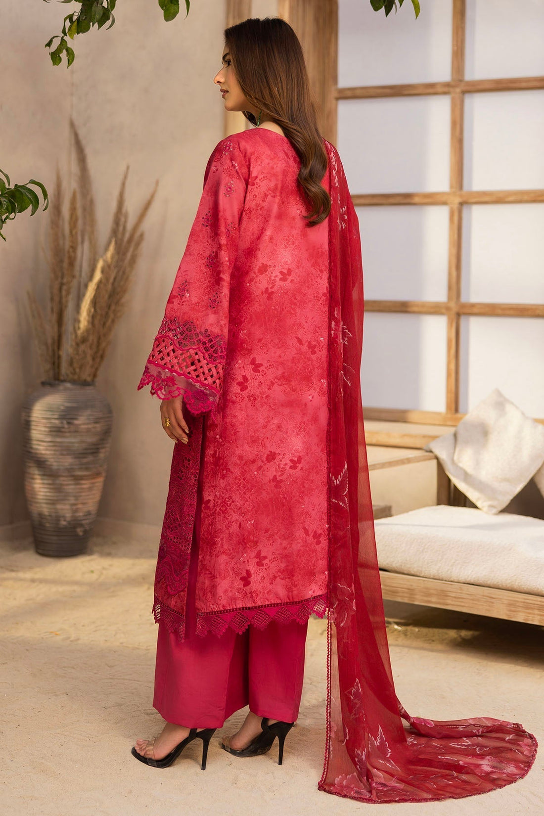 Motifz | Amal Lawn 26 | 5731-SAFFRON - House Of Hania